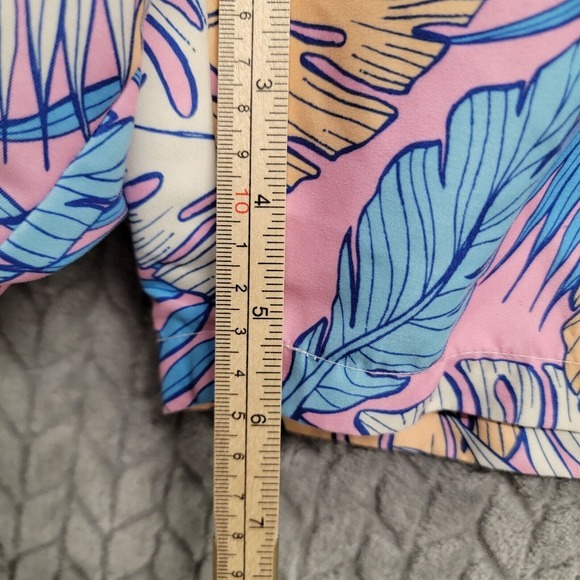 Boardies Apparel Men Swim Shorts Fern Leaves Print Drawstring Medium 6” Tropical - Picture 6 of 11